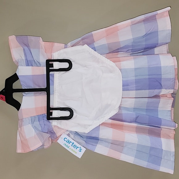 Carter's Child of Mine Baby Girl Dress, 2-Piece Set, 18 months - Picture 8 of 15